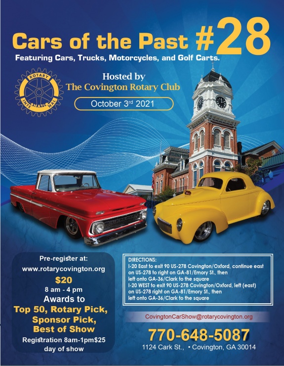 2021 Car Show Flyer